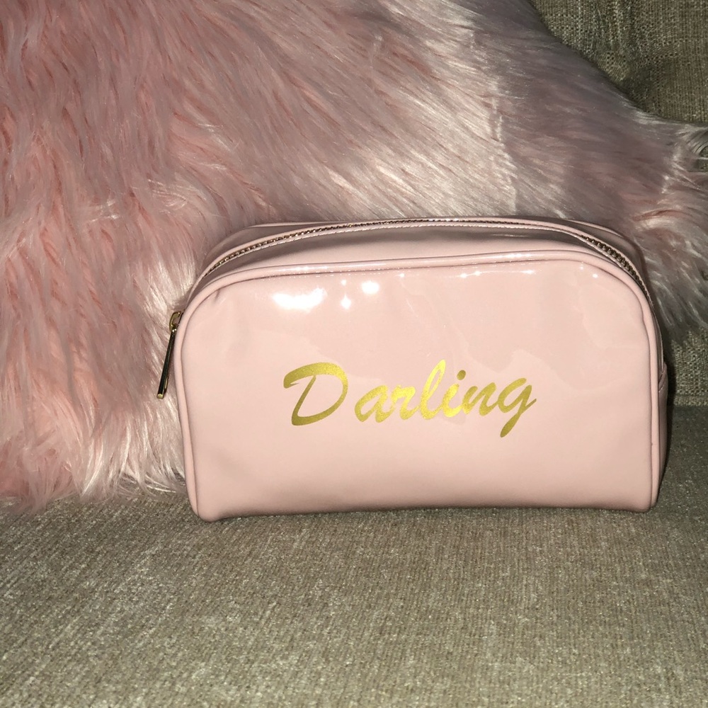 •SOLD• ‘Darling’ Soft Pink Makeup Bag 💄